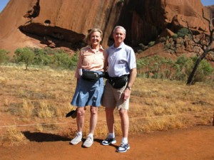 jones ayersrock 400 300x225 Thanks to your plan, we had NO jet lag on either end!!!   Rosie and Ladd Jones