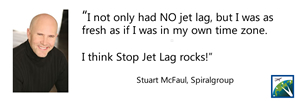 StopJetLag rocks! Stuart McFaul