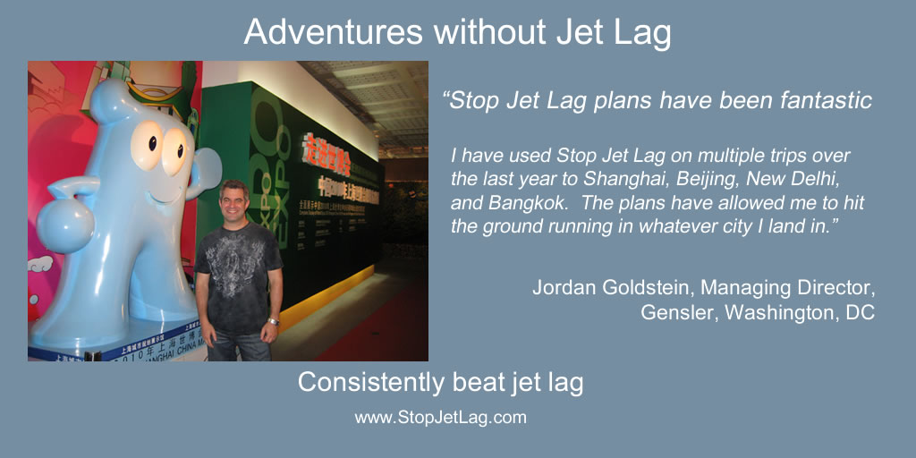 StopJetLag - Jordon Goldstein in Shanghai, China